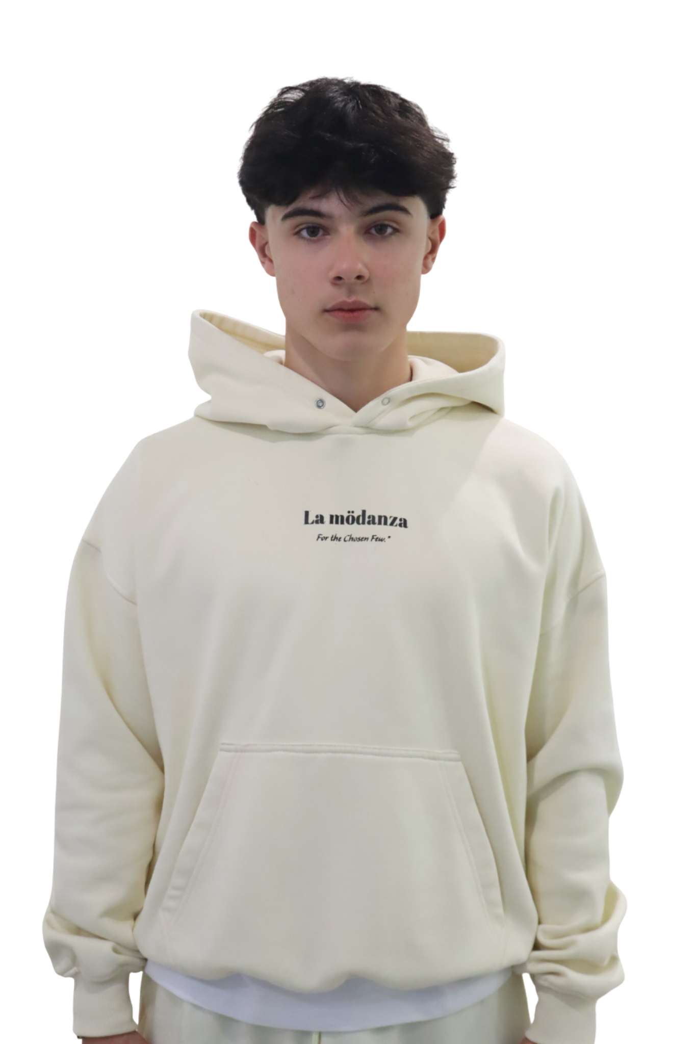 LAMODANZA Essential Hoodie - Beige Cream